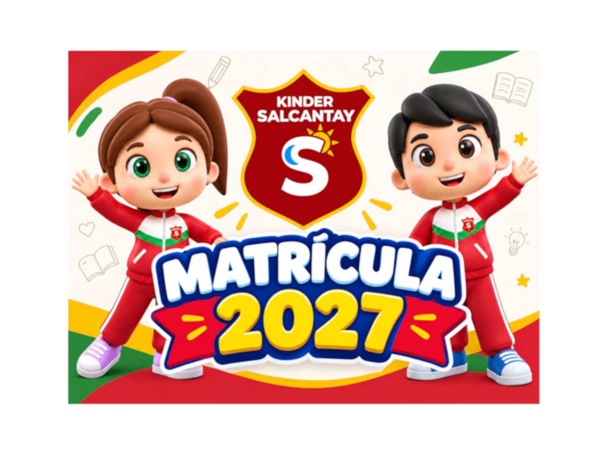 Niños aprendiendo y jugando junto a su docente en Kinder Salcantay
