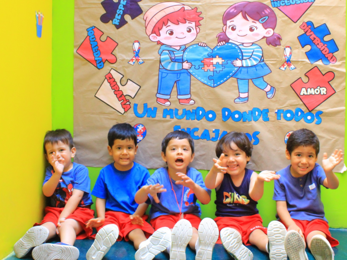 Actividad de niños de 3 años en Kinder Salcantay